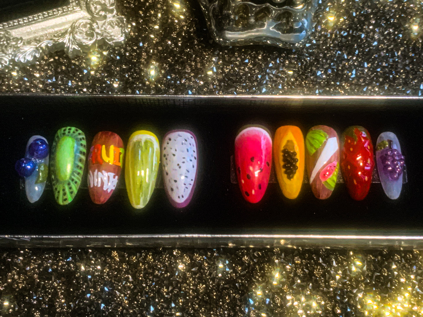 Fruit Ninja Nails